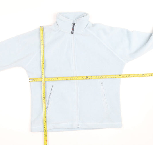 Jerzees Women’s Blue XS Fleece Full Zip Activewear Jacket