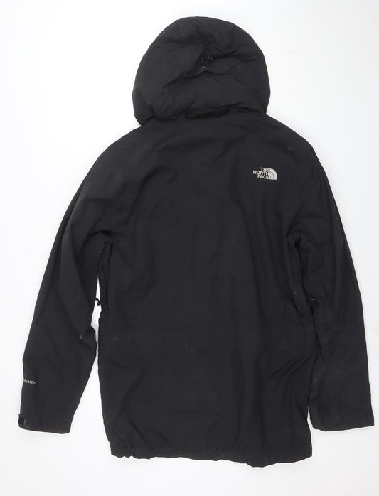 The North Face Men's Black S Waterproof Hooded Parka Jacket