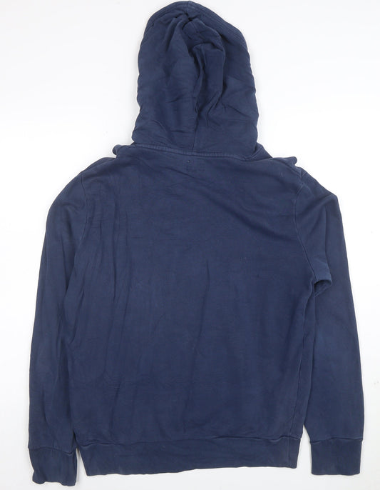 Levi's Men's Blue Graphic Logo Cotton Pullover Hoodie Size S