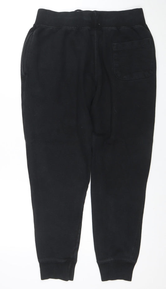 Champion Reverse Weave Mens Black Large Sweatpants Fleece Joggers