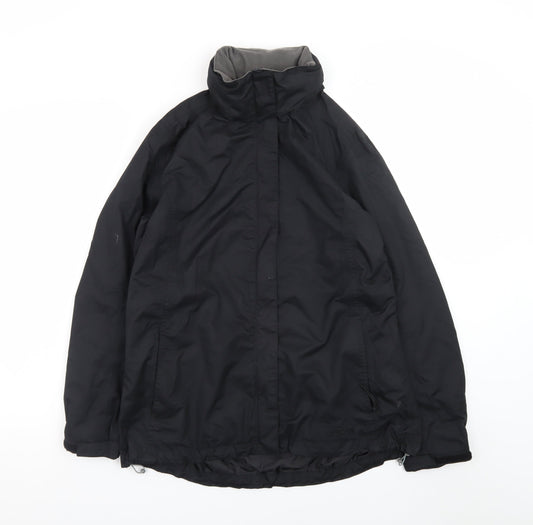 Peter Storm Women's Black Waterproof Rain Jacket Size 14