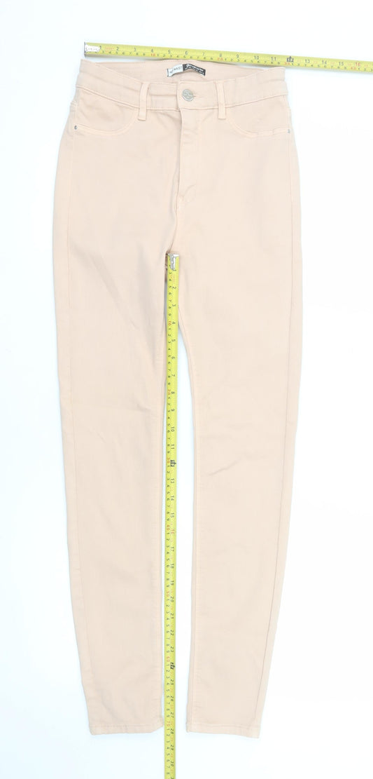 Stradivarius Women’s Beige High Waist Skinny Jeans Size 10