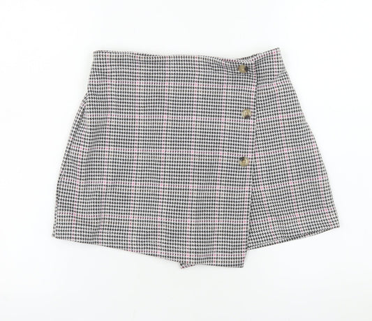 Additional front view of Dunnes Women's Multicoloured Wrap Shorts, size 8