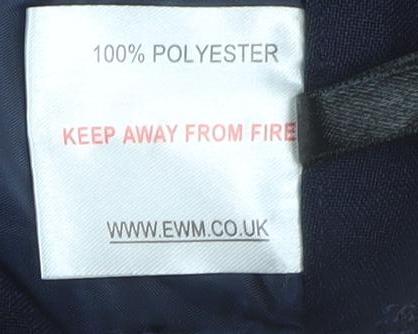 EWM Women’s Blue Classic Comfort Trousers Size 14 28in Leg