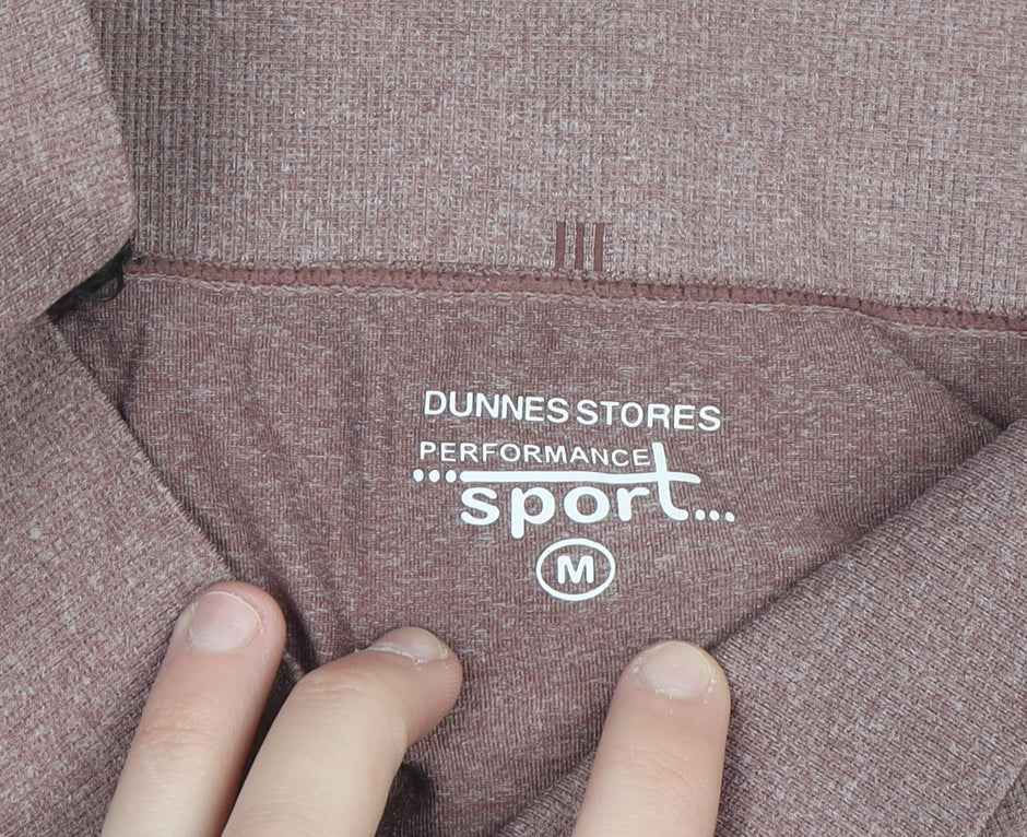 Brand and care label for Dunnes Women Pink Ombre Seamless High-Waist Leggings M
