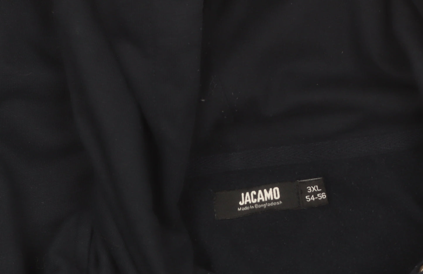 Jacamo Men's Navy Blue 3XL Pullover Hoodie Big & Tall Cotton Blend