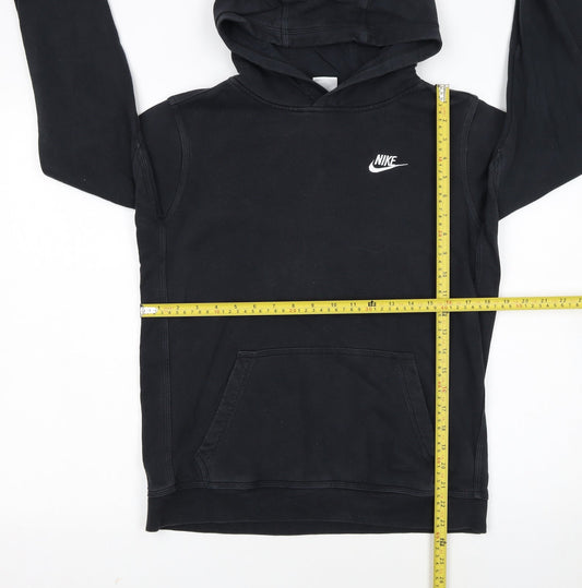 Nike Boys Black Pullover Hoodie XL Fleece Hooded Sweatshirt