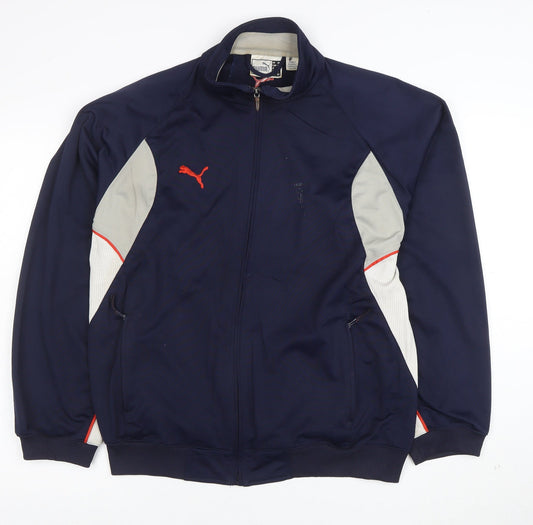 Puma Men’s Blue Full Zip Sports Sweatshirt XS