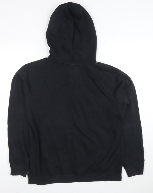 Nike Men's Black Full Zip Hoodie M Fleece Sweatshirt