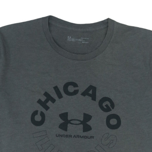 Under Armour Men's Grey Chicago Illinois Graphic T-Shirt XL