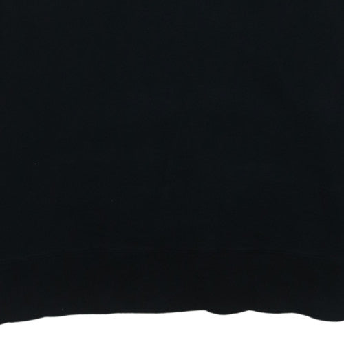 C.P. Company Men's Black Cotton Crew Neck Sweatshirt Size L