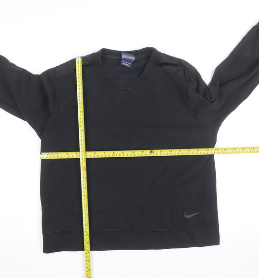 Nike Men's Black Crew Neck Pullover Sweatshirt Size L