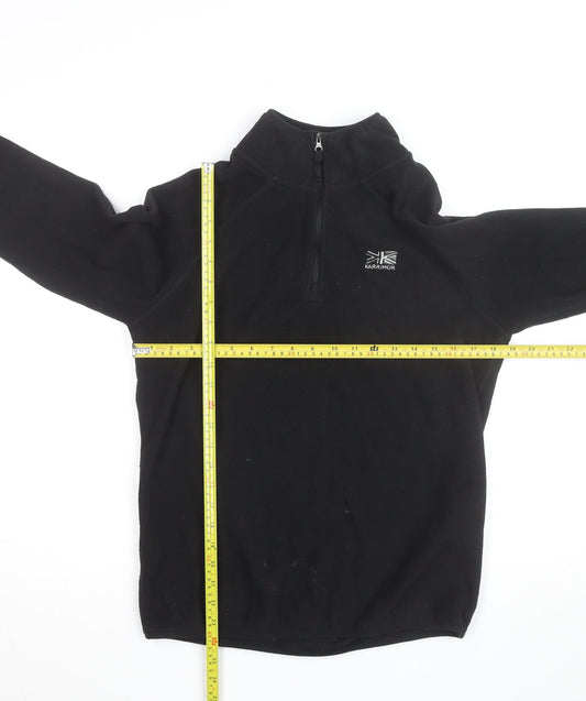 Karrimor Men's Black XS Fleece 1/2 Zip Activewear Jacket
