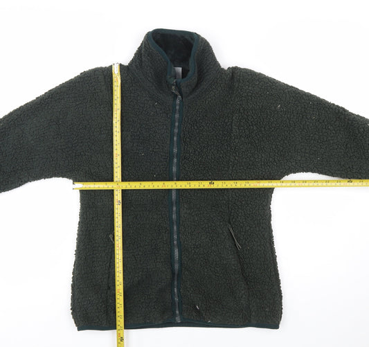 Champion Women's Green Fleece Full Zip Jacket XS