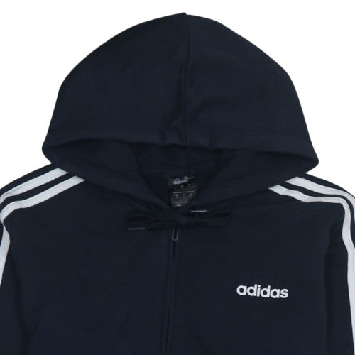 Additional view of Adidas Men's Blue Full Zip Hoodie M Sportswear Sweatshirt