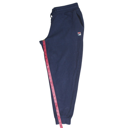 Fila Mens Blue Jogger Sweatpants M Regular Fit Elastic Waist