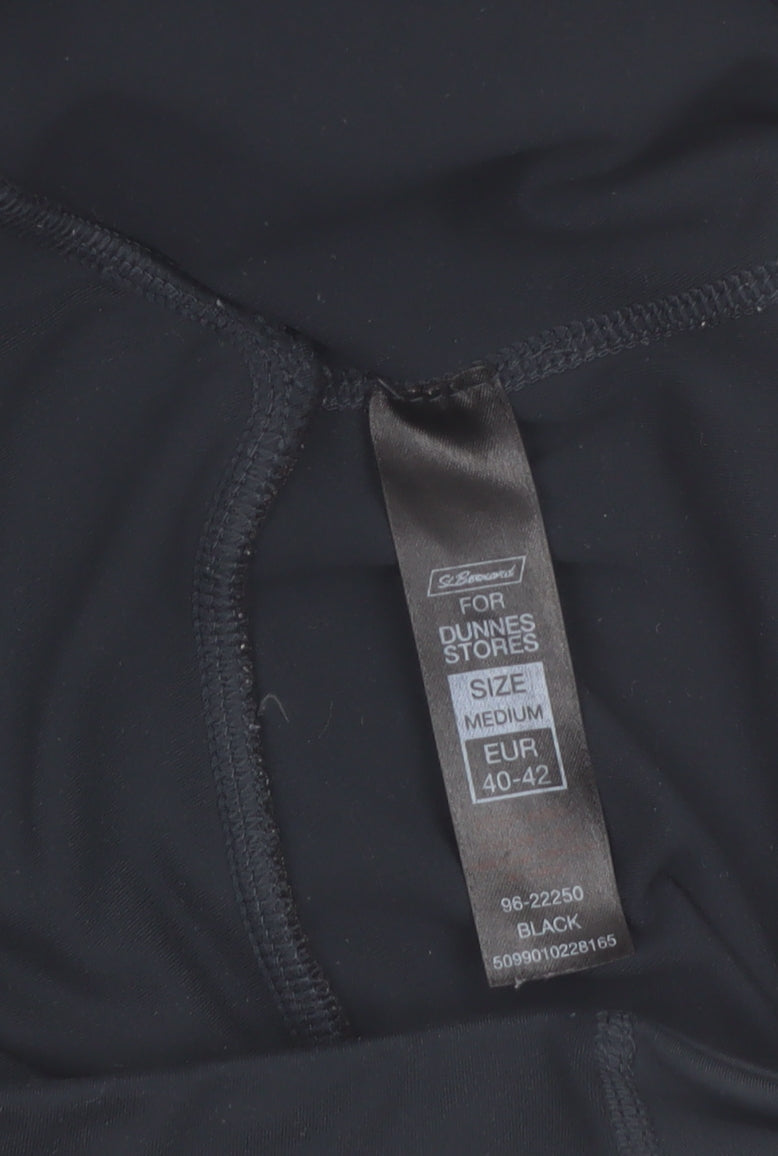 Dunnes Stores Women’s Black Ankle Leggings Size 14 Stretch Activewear