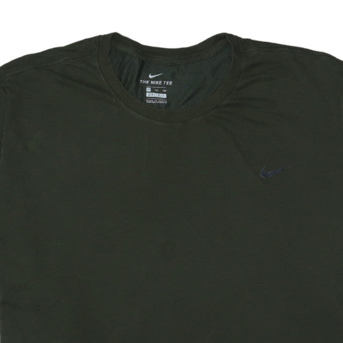 Nike Men's Green Dri-FIT 4XL Crew Neck Short Sleeve T-Shirt
