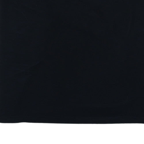 Adidas Men's Black 2XL Crew Neck Cotton Short Sleeve T-Shirt