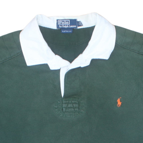 Polo Ralph Lauren Men's Green XL Rugby Sweatshirt Custom Fit