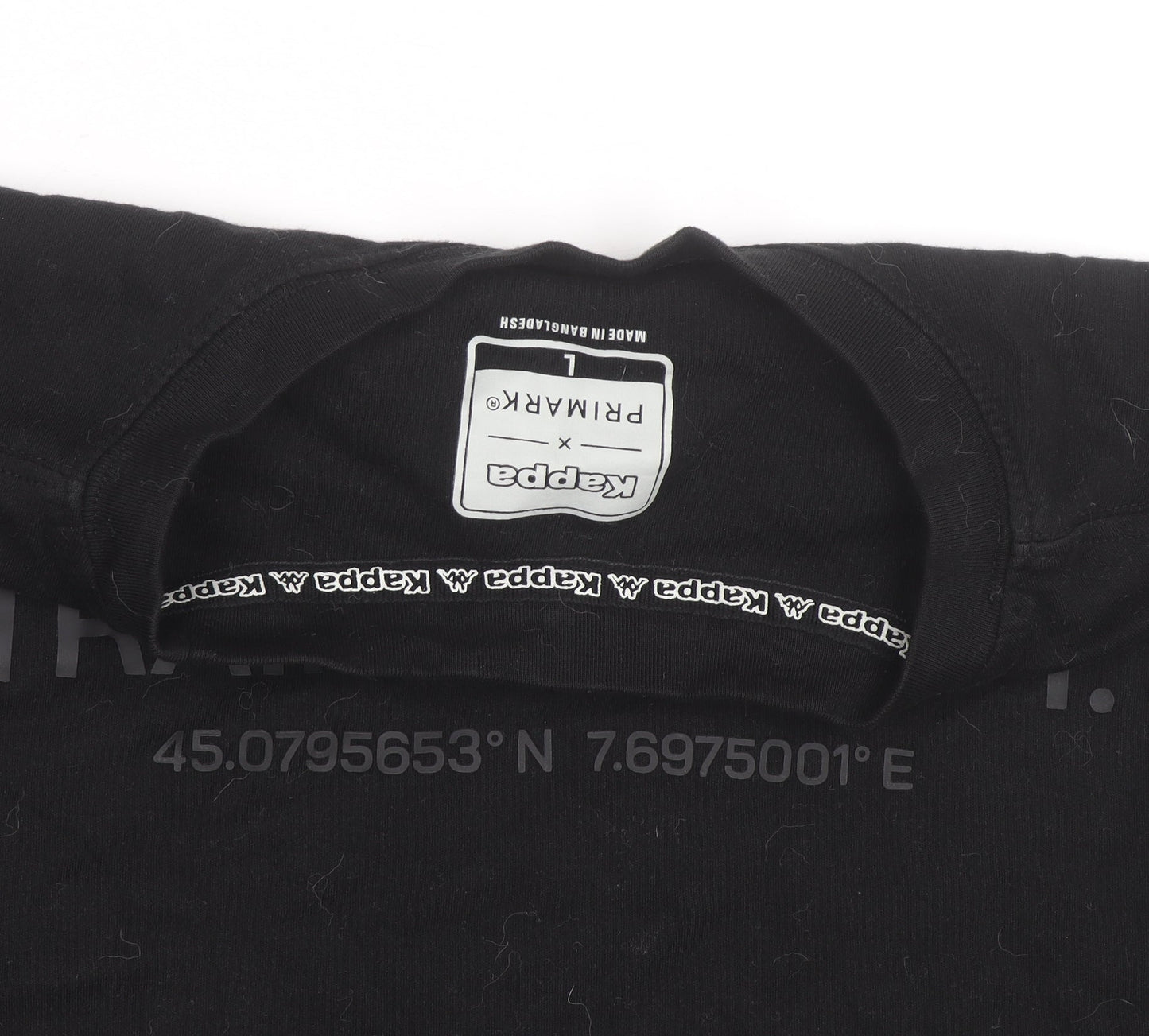 Kappa Women Black Relaxed Fit Training Dept T-Shirt Size L