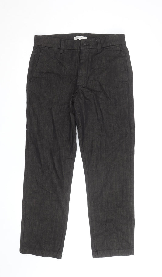 Marks & Spencer Men's Black Straight Fit Jeans W30 L29