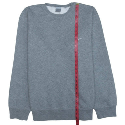Nike Men's Grey XL Pullover Crew Neck Fleece Sweatshirt
