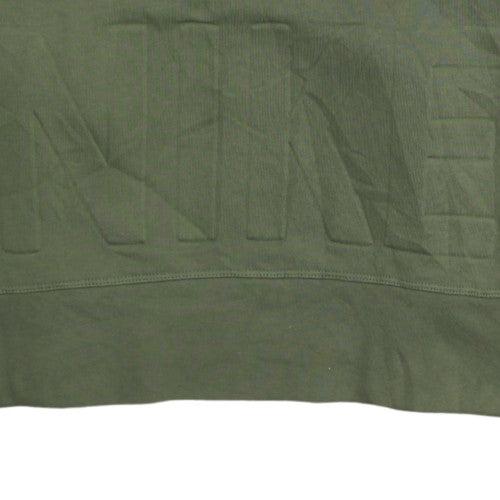 Nike Women's Green Crew Neck Dri-FIT Sweatshirt XL Cotton Blend