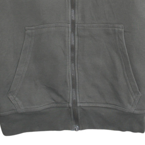 Nike Men's Grey Full Zip Hoodie Size L Fleece Sportswear