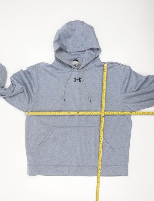 Under Armour Men's Grey Pullover Hoodie M Sports Fleece