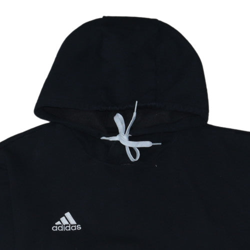 Adidas Men's Black XL Pullover Hoodie Cotton Fleece Sweatshirt