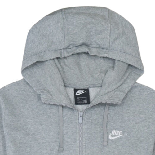 Nike Men's Grey Full Zip Hoodie Size S Regular Fit Fleece