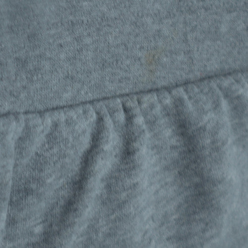 adidas Men Grey Jogger Trousers M Regular Fit Fleece Logo