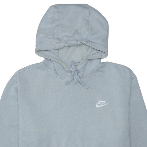 Nike Men's Grey Pullover Hoodie M Fleece Sweatshirt