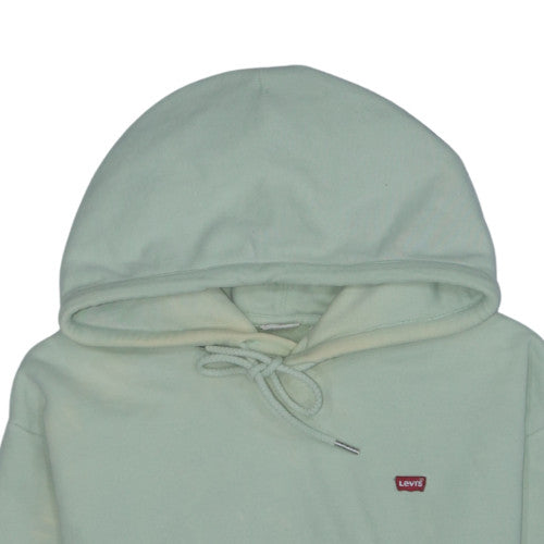 Levi's Men's Green Pullover Hoodie M Regular Fit Cotton