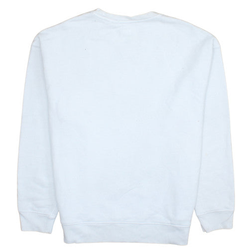 Levi's Men's White Relaxed Fit Crew Neck Sweatshirt M