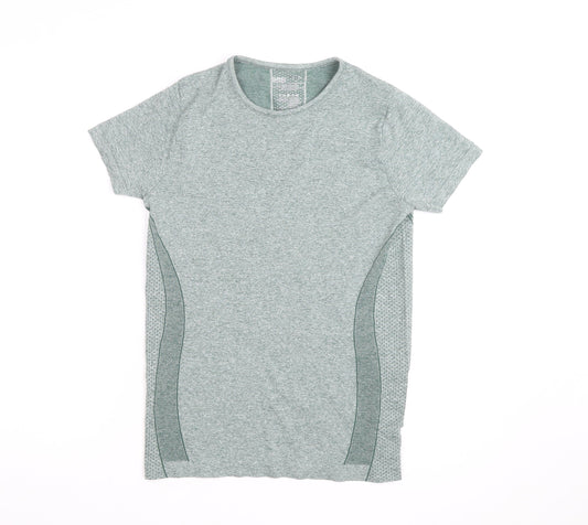 Dunnes Stores Women’s Green Slim Fit Gym T-Shirt Size 8