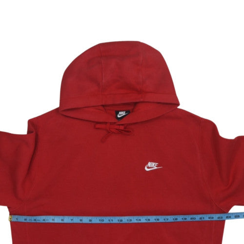 Nike Men's Red Pullover Hoodie L Fleece Sportswear