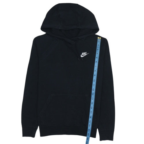 Nike Mens Black Pullover Hoodie Size S Cotton Blend Sweatshirt