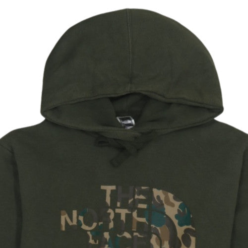 The North Face Men's Green Pullover Hoodie M Outdoor Fleece