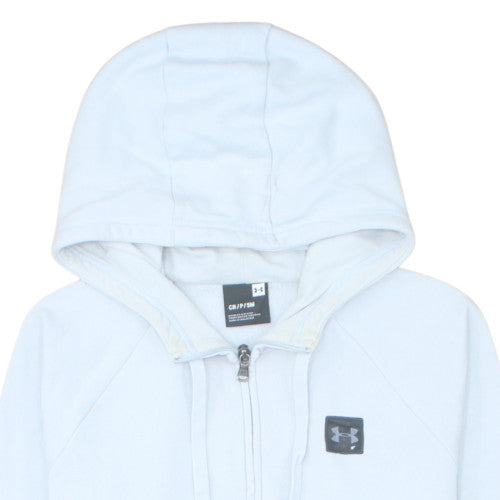 Under Armour Men’s White Full Zip Hoodie Size S Regular Fit