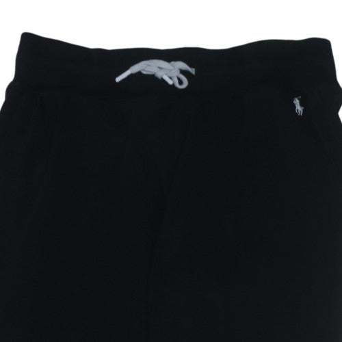 Ralph Lauren Men’s Black Jogger Trousers L Cotton Blend Fleece