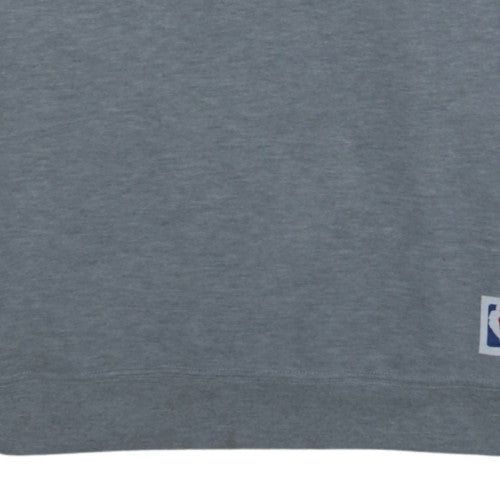 Additional view of NBA boys’ grey logo pullover sweatshirt 16 years fleece lined