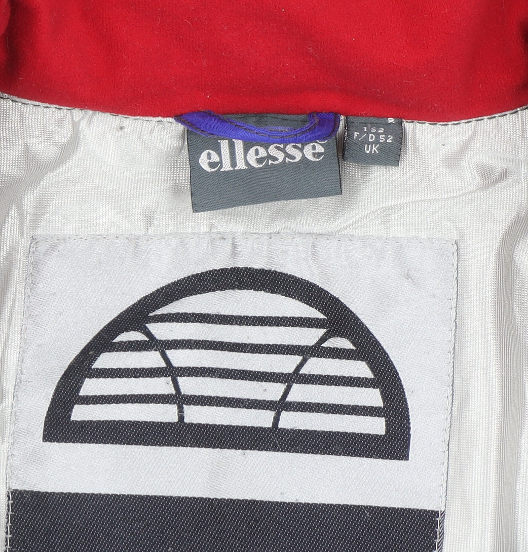 Ellesse Men's Blue Retro Ski Parka Jacket Size 52 Regular Fit