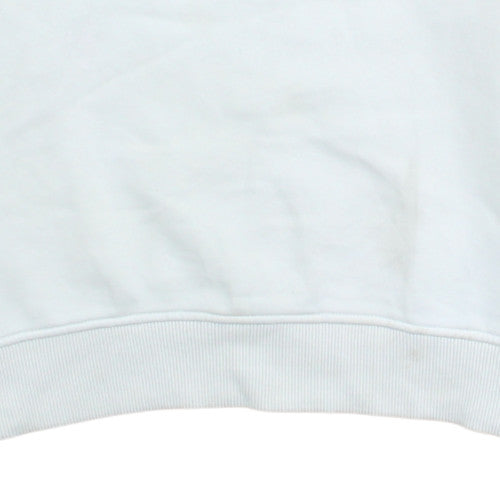 Tommy Hilfiger Men's White Logo Pullover Sweatshirt Size M