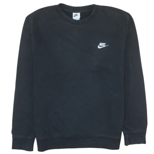 Nike Men's Black Pullover Fleece Sweatshirt M Regular Fit