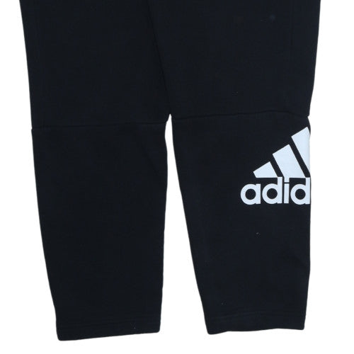 Adidas Men's Black XL Fleece Jogger Sweatpants Tapered Fit