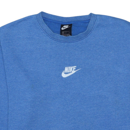 Nike Men's Blue Crew Neck Pullover Sweatshirt L Regular Fit