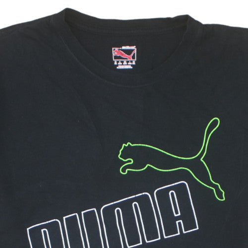 Puma Men's Black Short Sleeve Crew Neck Graphic T-Shirt XXL