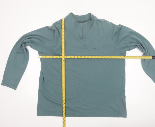 Patagonia Men's Green XL 1/4 Zip Mock Neck Sweatshirt